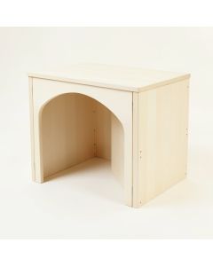 Rowan Dell Empty Furniture-Style Litter Enclosure - Ivory (synthetic illustration; no displayed measurements)