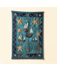 Ambesonne Ships Wheel Tapestry (synthetic illustration; no displayed measurements)