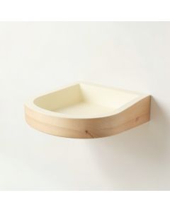 Olive Bluff Wall-Mounted Cat Perch - Cream (synthetic illustration; no displayed measurements)