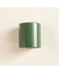 Holly Dale Wall Sconce Mounted On A Plain Wall - Green (synthetic illustration; no displayed measurements)