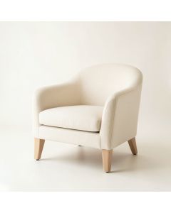 Holly Brook Upholstered Armchair - Cream (synthetic illustration; no displayed measurements)