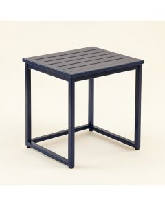 Clay Bridge Compact Balcony Table - Navy (synthetic illustration; no displayed measurements)