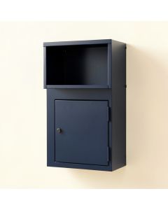 Aspen Dale Wall-Mounted Entry Cabinet - Navy (synthetic illustration; no displayed measurements)