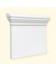 Ashford 28 '' H X 24 '' W X 1/2 '' D Molded Classic Wainscot Wall Panel (synthetic illustration; no displayed measurements)