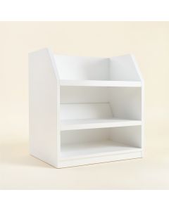 Spruce Falls Desktop Shelving Unit - White (synthetic illustration; no displayed measurements)