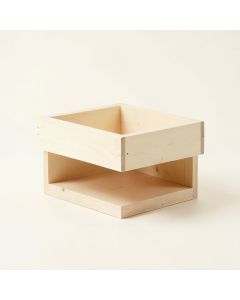 Vale Bluff Empty Raised Planter - Ivory (synthetic illustration; no displayed measurements)
