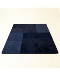 Hill Branch Rectangular Area Rug - Navy (synthetic illustration; no displayed measurements)