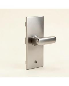 Residential Mid Century Modern Style Passage Door Lever (synthetic illustration; no displayed measurements)