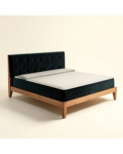 Wulff Velvet Upholstered Platform Bed (synthetic illustration; no displayed measurements)
