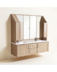 Maclin 75 '' Wall-Mounted Double Bathroom Vanity (synthetic illustration; no displayed measurements)