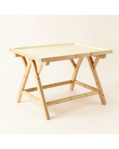 Harbor Edge Empty Workshop Workbench - Cream (synthetic illustration; no displayed measurements)