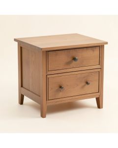 Nova 2 Drawer End Table With Storage (synthetic illustration; no displayed measurements)