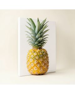 Botanical Pineapple - Print On Wrapped Canvas (synthetic illustration; no displayed measurements)