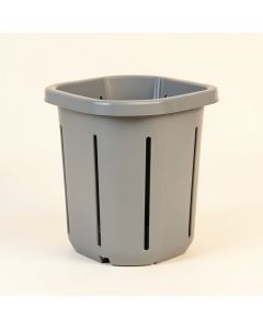 River Bend Closed Garden Compost Bin - Gray (synthetic illustration; no displayed measurements)