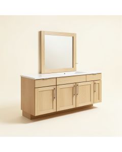 Furlow 48 '' Double Bathroom Vanity Set (synthetic illustration; no displayed measurements)