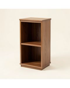 General Delivery Frost X-Frame Corner Bookcase (synthetic illustration; no displayed measurements)