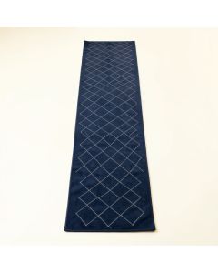 Bay Bend Narrow Runner Rug - Navy (synthetic illustration; no displayed measurements)