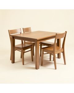 Alyworth Butterfly Leaf Solid Wood Dining Set (synthetic illustration; no displayed measurements)