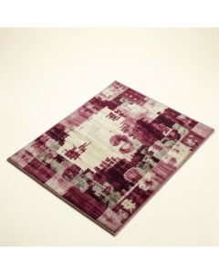 Crisfield Abstract Plum Area Rug (synthetic illustration; no displayed measurements)
