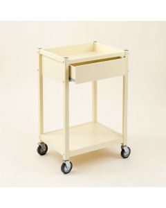Aspen Bridge Empty Rolling Workshop Cart - Cream (synthetic illustration; no displayed measurements)