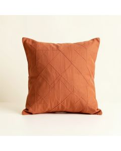 River Bridge Filled Accent Pillow - Terracotta (synthetic illustration; no displayed measurements)