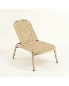 Stone Crest Outdoor Lounge Chair - Beige (synthetic illustration; no displayed measurements)