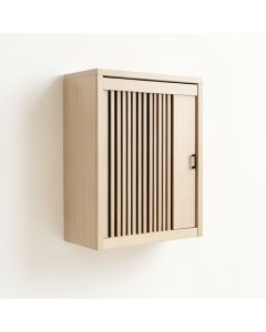 Reed Dale Wall-Mounted Entry Cabinet - Beige (synthetic illustration; no displayed measurements)