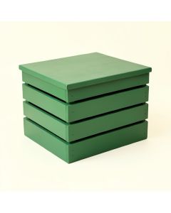 Hazel Dale Closed Outdoor Storage Box - Green (synthetic illustration; no displayed measurements)