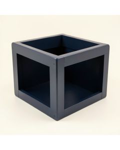 Linden Dell Empty Furniture-Style Pet Crate - Navy (synthetic illustration; no displayed measurements)