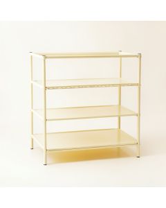 Fern Bend Empty Countertop Canister Rack - Ivory (synthetic illustration; no displayed measurements)