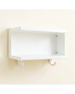 Linden Canyon Wall-Mounted Entryway Organizer Shelf - White (synthetic illustration; no displayed measurements)