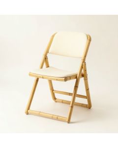 Harbor Brook Folding Outdoor Chair - Cream (synthetic illustration; no displayed measurements)