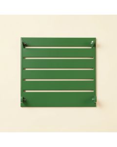 Hazel Brook Empty Wall-Mounted Tool Organizer Panel - Green (synthetic illustration; no displayed measurements)