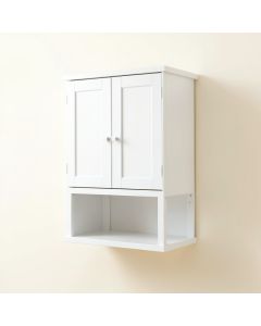 Fern Dale Wall-Mounted Laundry Cabinet - White (synthetic illustration; no displayed measurements)