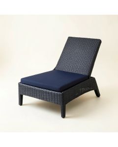 Bay Crossing Outdoor Lounge Chair - Navy (synthetic illustration; no displayed measurements)