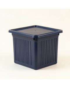Glen Bridge Closed Outdoor Storage Box - Navy (synthetic illustration; no displayed measurements)