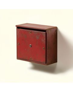 Emily Industrial Style Post Wall Mounted Mailbox (synthetic illustration; no displayed measurements)