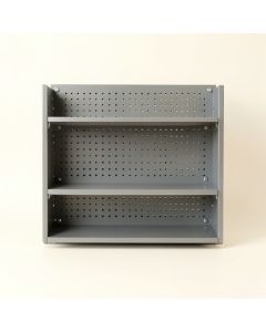 Ash Branch Empty Wall-Mounted Tool Organizer Panel - Gray (synthetic illustration; no displayed measurements)