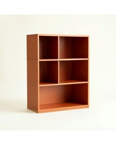 Aspen Dale Freestanding Bookcase - Terracotta (synthetic illustration; no displayed measurements)