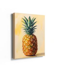 Fiesta Pineapple By Sarah Lapierre - Wrapped Canvas Painting Print (synthetic illustration; no displayed measurements)