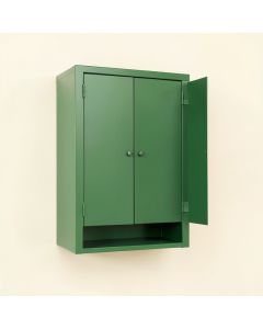 Maple Dell Wall-Mounted Laundry Cabinet - Green (synthetic illustration; no displayed measurements)