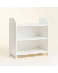 Rowan Crest Desktop Shelving Unit - White (synthetic illustration; no displayed measurements)