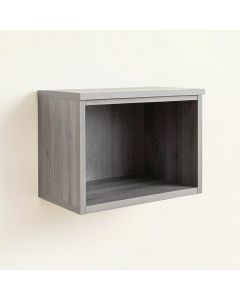 Dawn Bend Wall-Mounted Shelf - Gray (synthetic illustration; no displayed measurements)
