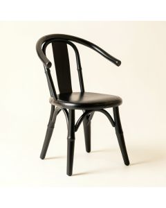Pine Crossing Dining Chair - Black (synthetic illustration; no displayed measurements)