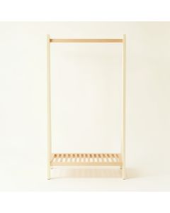 Stone Branch Empty Garment Rack - Cream (synthetic illustration; no displayed measurements)