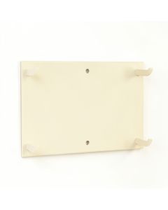 Fern Crest Empty Wall-Mounted Tool Organizer Panel - Cream (synthetic illustration; no displayed measurements)