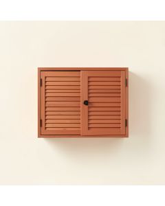 Holly Dale Wall-Mounted Entry Cabinet - Terracotta (synthetic illustration; no displayed measurements)