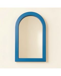 Willow Arc Framed Wall Mirror - Blue (synthetic illustration; no displayed measurements)
