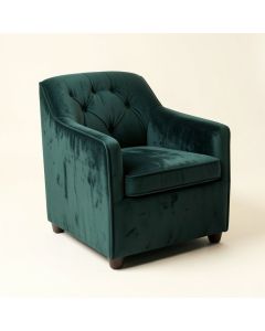 Elyn Tufted Velvet Upholstered Side Chair (synthetic illustration; no displayed measurements)