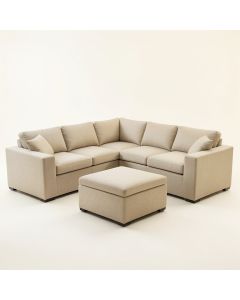 Jaydon 116 '' Wide Reversible Modular Corner Sectional With Ottoman (synthetic illustration; no displayed measurements)